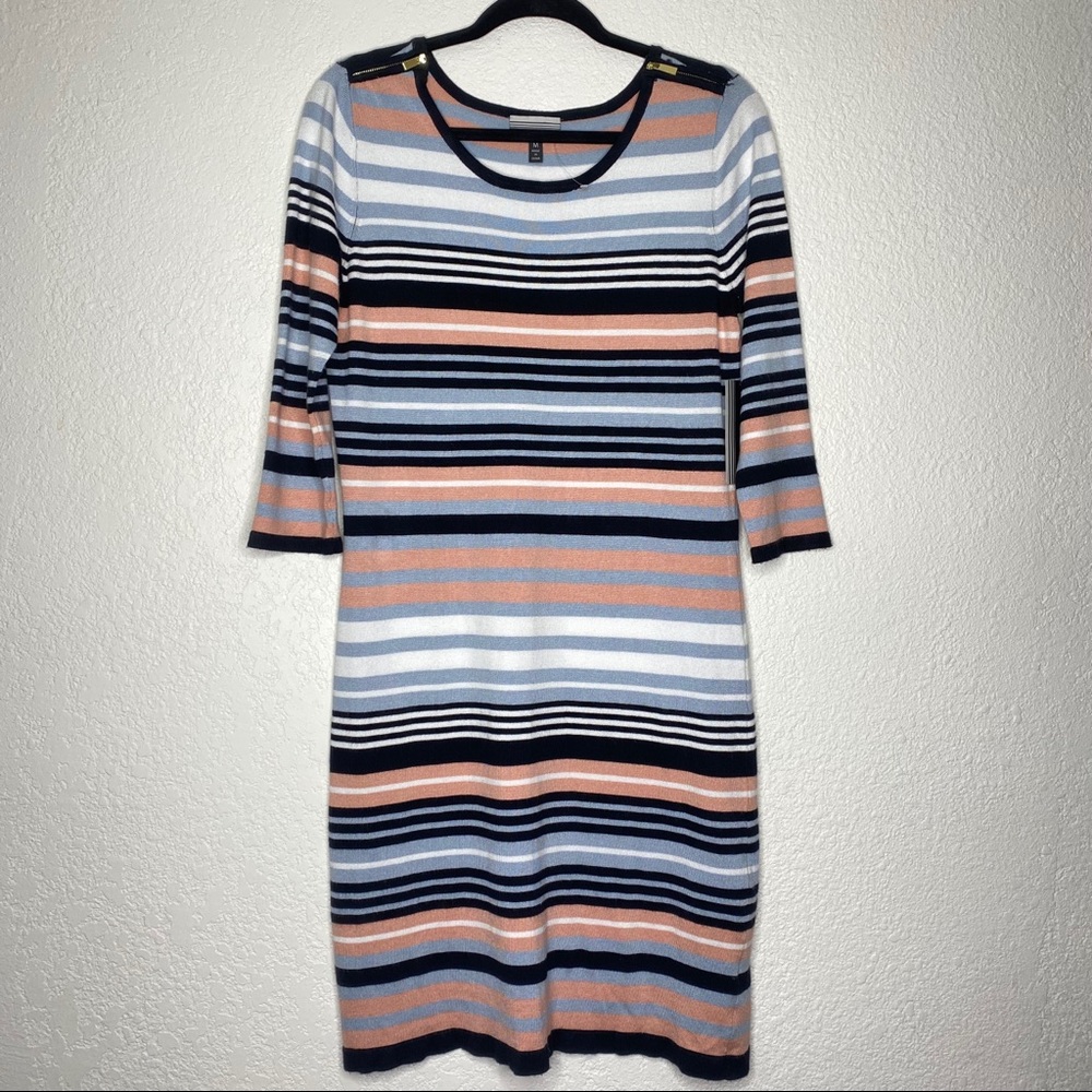 Allison Brittney Knit/Sweater 3/4 Sleeve Dress     C